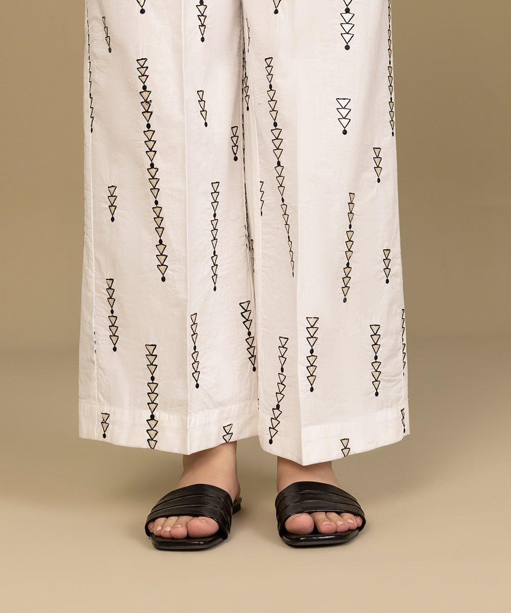 Sapphire - Embroidered Cambric Culottes