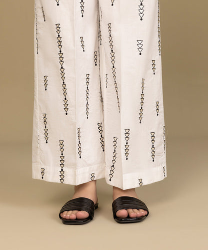 Sapphire - Embroidered Cambric Culottes