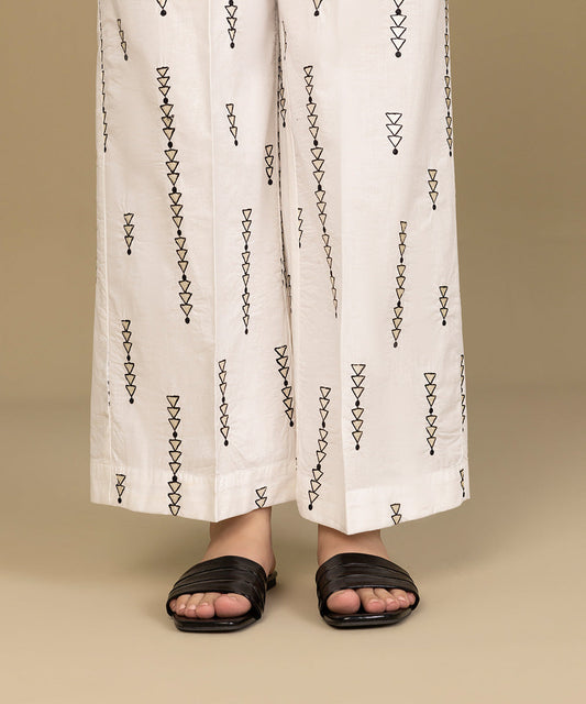 Sapphire - Embroidered Cambric Culottes