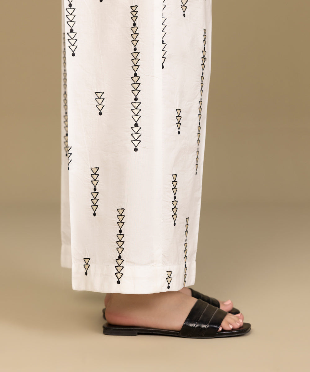 Sapphire - Embroidered Cambric Culottes