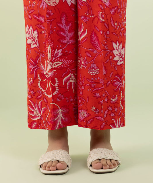 Sapphire - Printed Khaddar Culottes