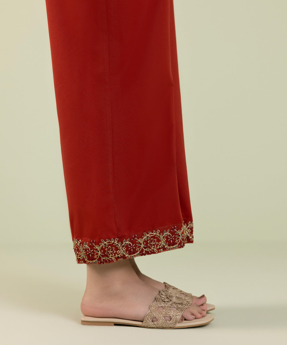 Sapphire - Embroidered Cambric Culottes