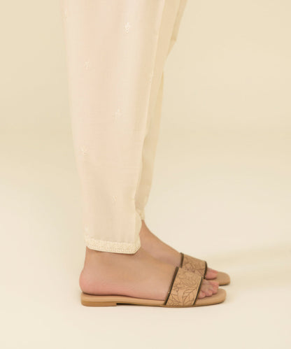 Sapphire - Embroidered Cambric Shalwar