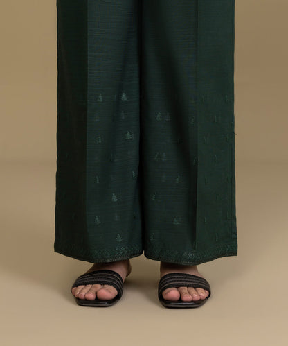 Sapphire - Embroidered Khaddar Culottes
