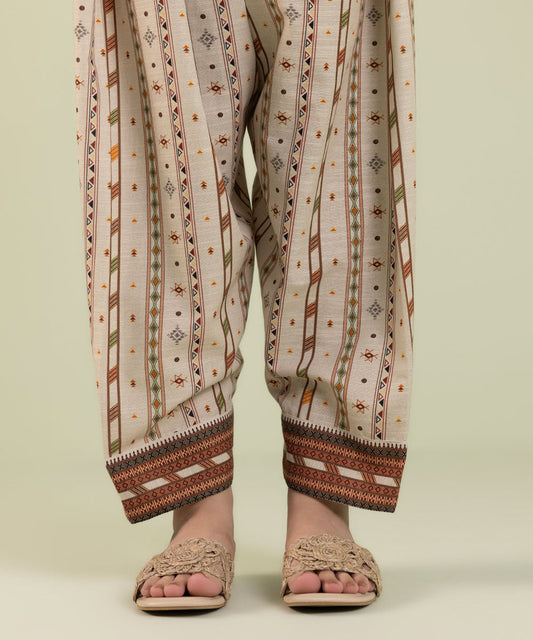 Sapphire - Printed Khaddar Shalwar