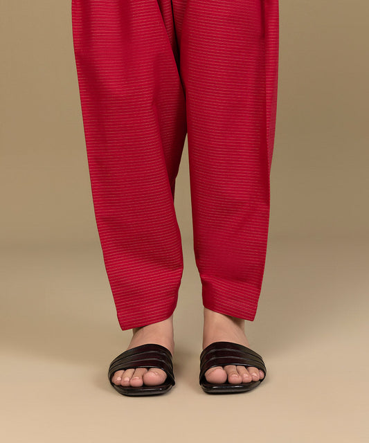 Sapphire - Solid Zari Khaddar Shalwar