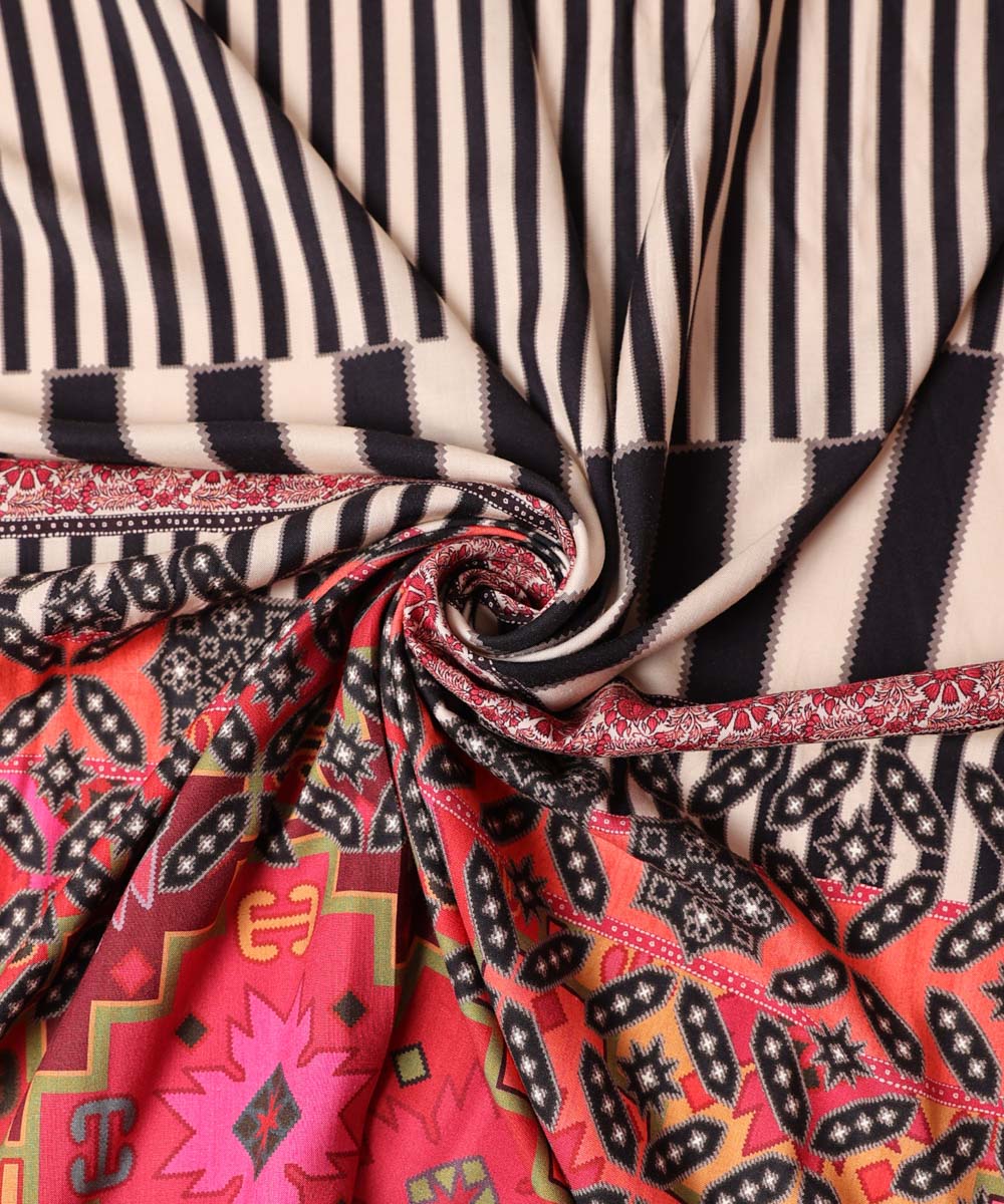 Sapphire - Printed Linen Dupatta