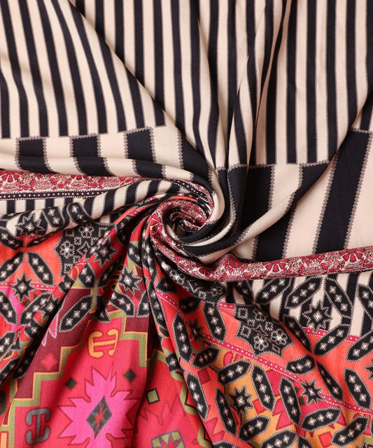 Sapphire - Printed Linen Dupatta