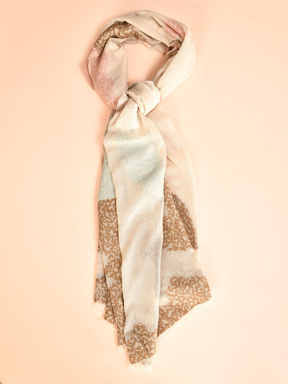 Jacquard Embroidered Scarf