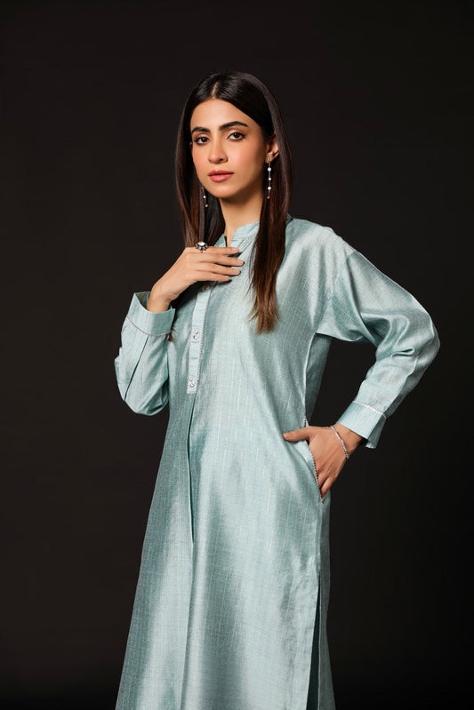 Dyed Zari Kurti