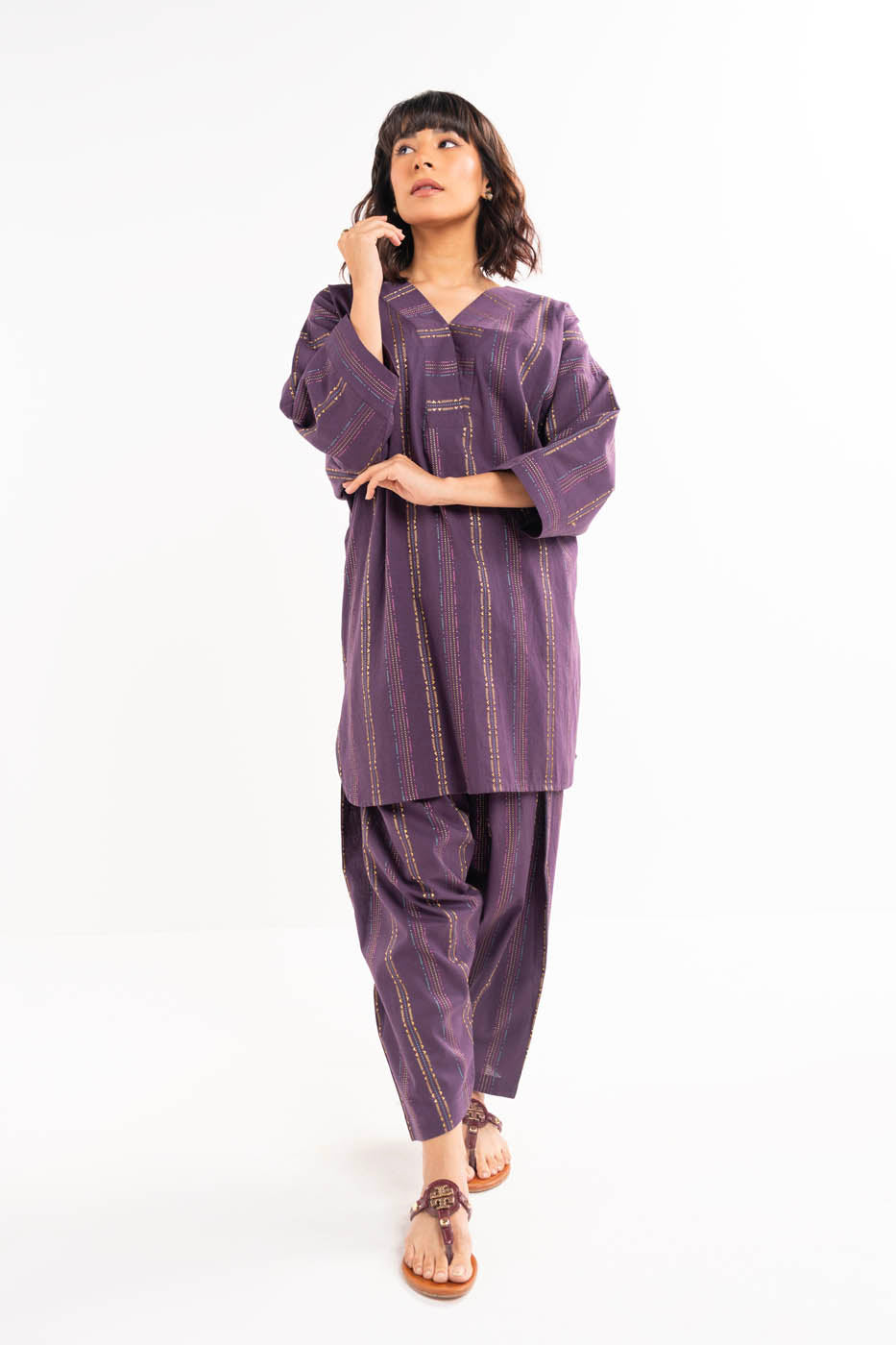 2 Pc Dyed Cambric Outfit