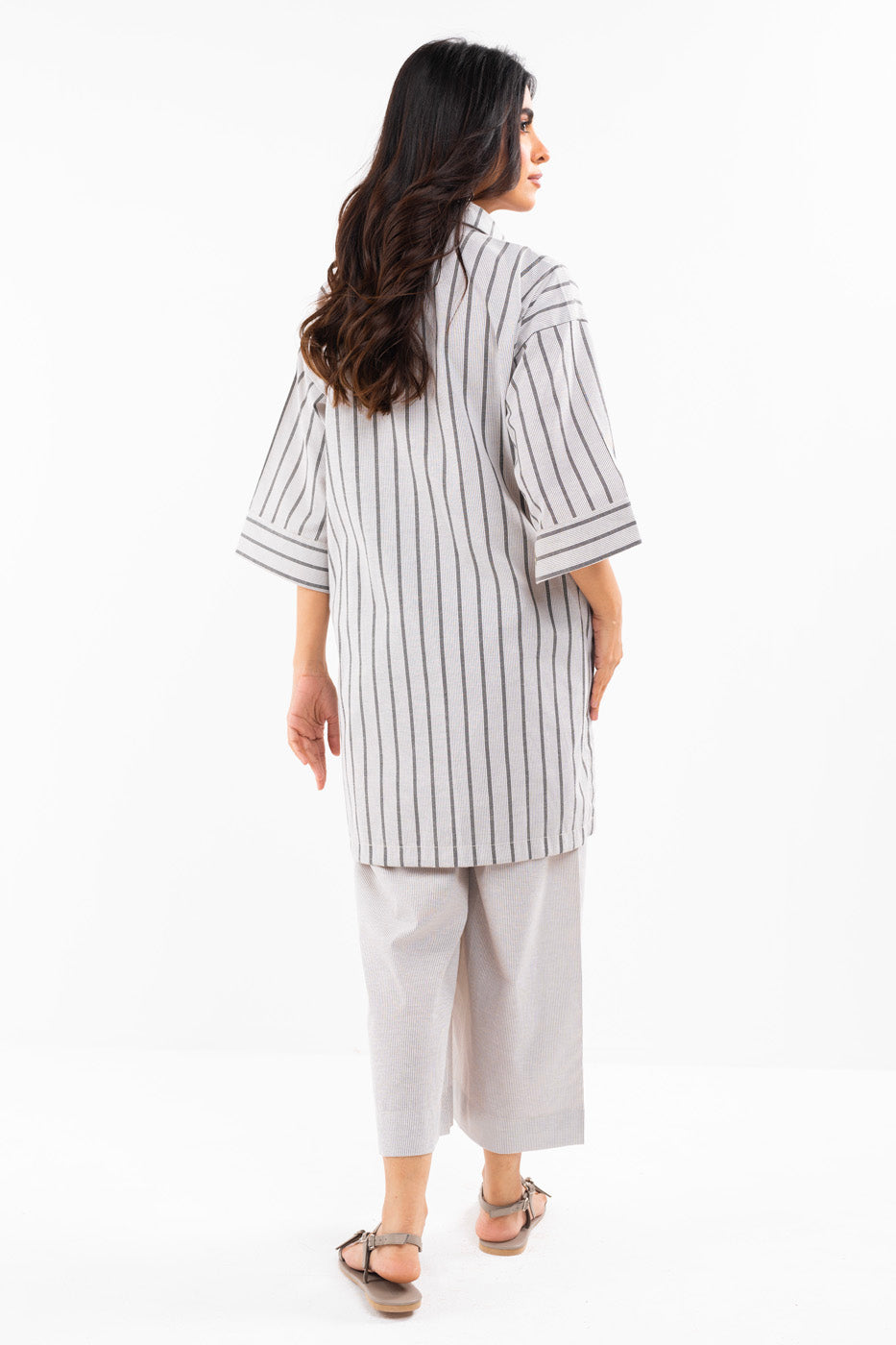 2 Pc Printed Yarn Dyed Outfit