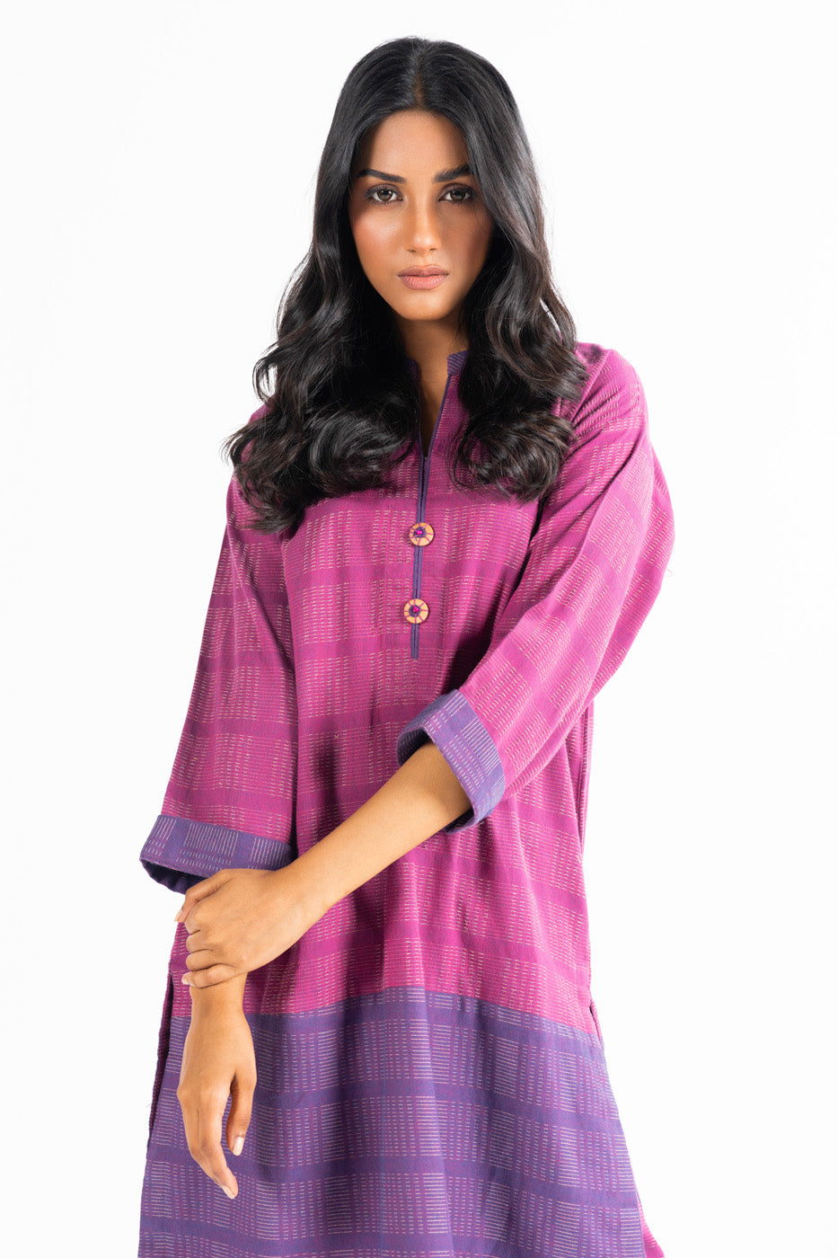 2 Pc Dyed Dobby Outfit