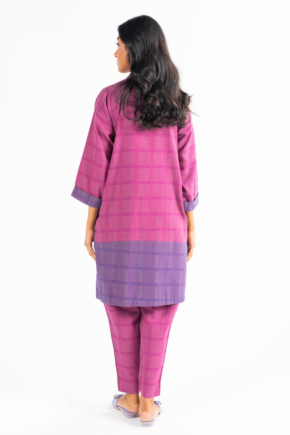 2 Pc Dyed Dobby Outfit