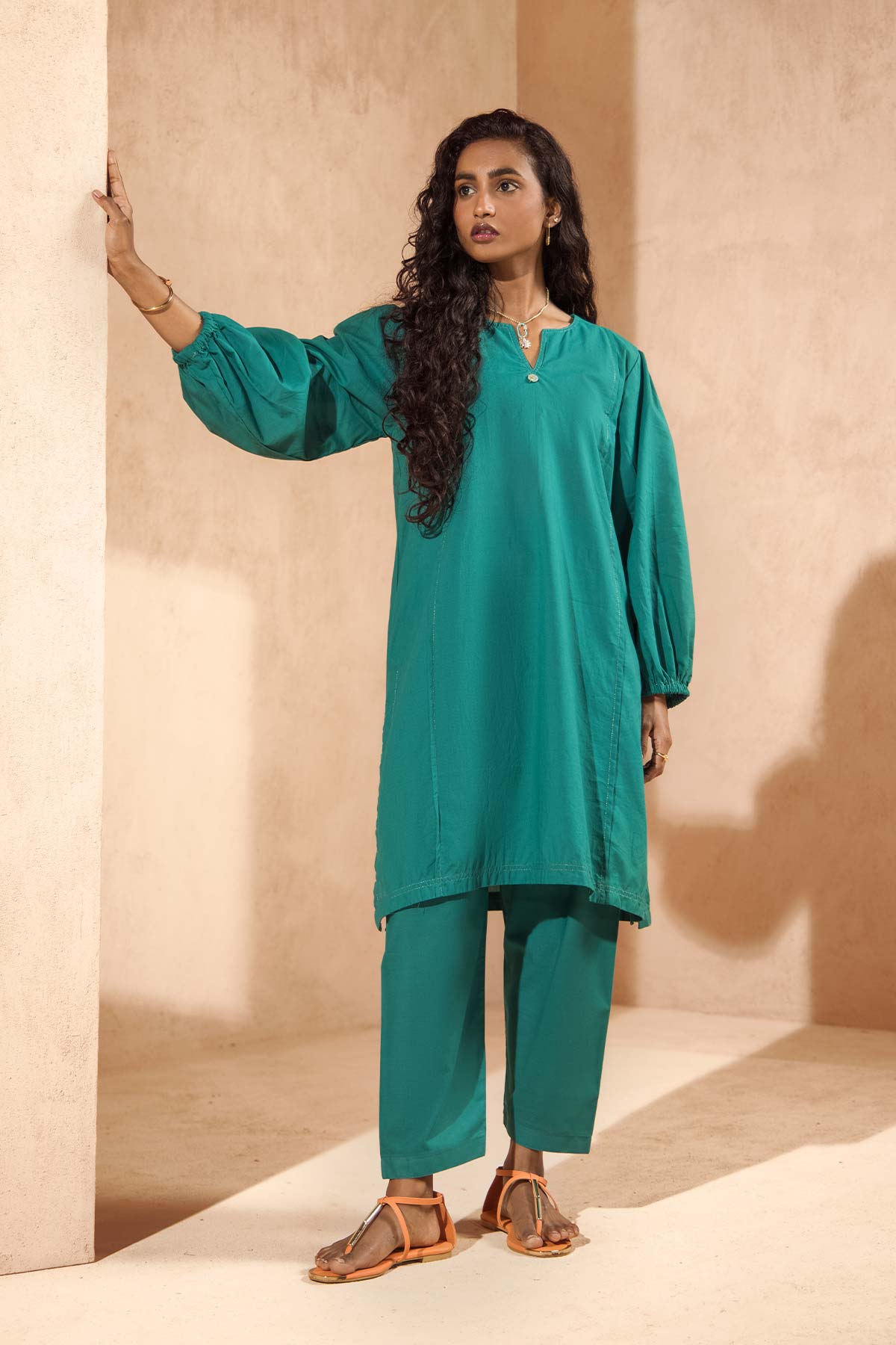 2 Pc Dyed Cambric Outfit