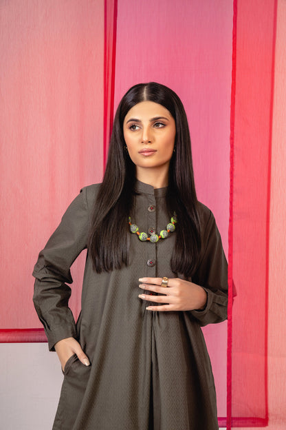 2 Pc Dyed Jacquard Outfit
