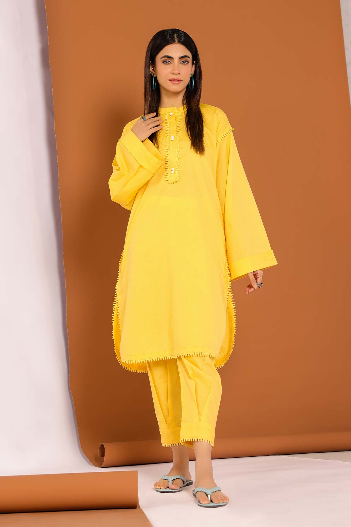 2 Pc Dyed Cambric Outfit