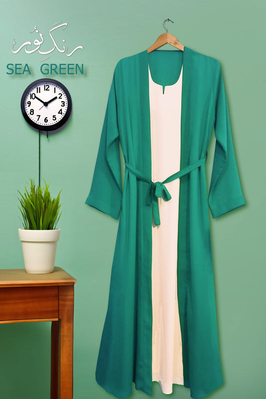 Bustangi - Sea-Green Abaya