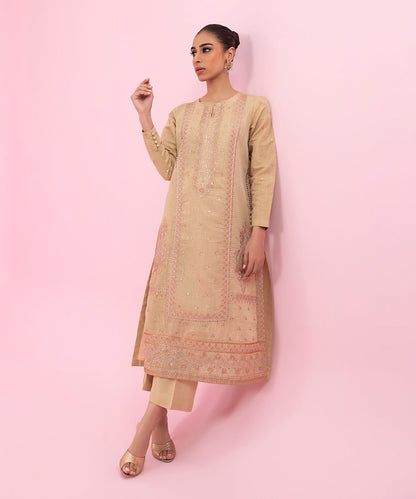 Sapphire - 2 Piece - Embroidered Masoori Suit