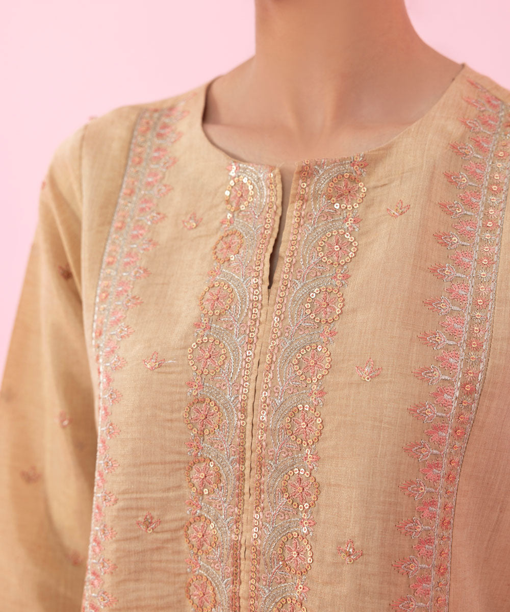 Sapphire - 2 Piece - Embroidered Masoori Suit