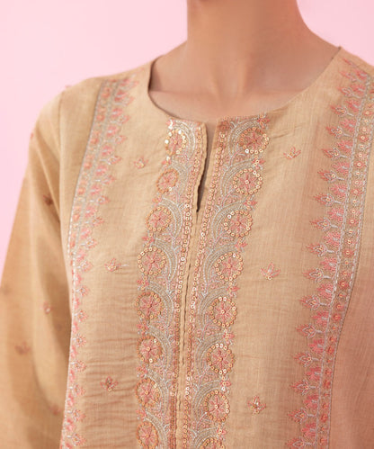 Sapphire - 2 Piece - Embroidered Masoori Suit