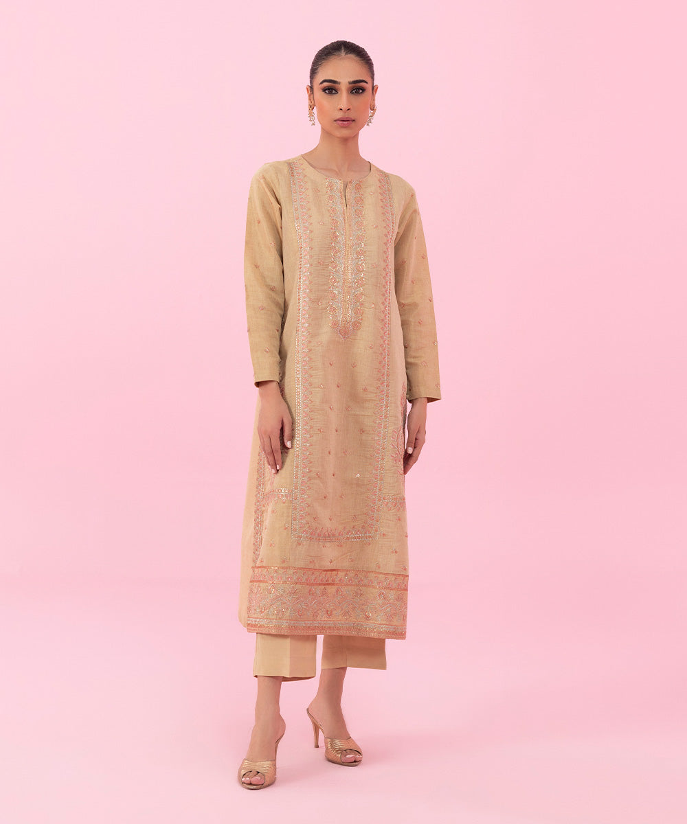 Sapphire - 2 Piece - Embroidered Masoori Suit