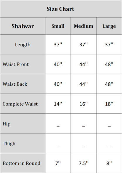 Embroidered Cambric Shalwar