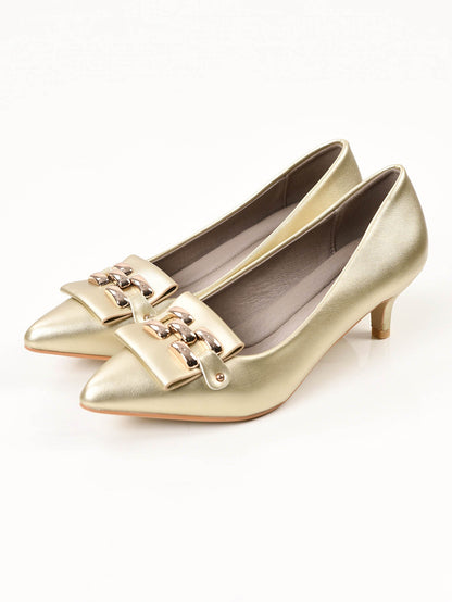 Limelight - Pointed Heels - Light Gold