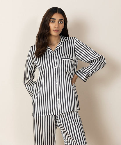 Sapphire - Printed Satin Pj Set