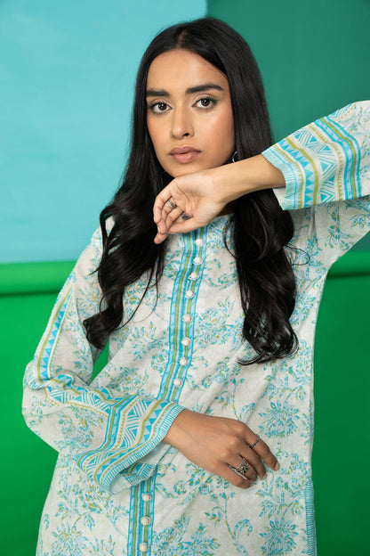 1 Pc Printed Lawn Shirt