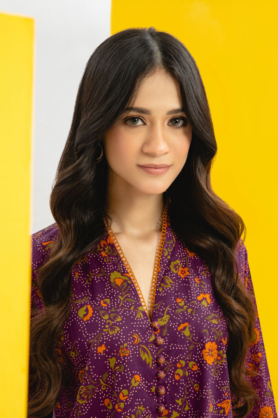 1 Pc Printed Cambric Shirt