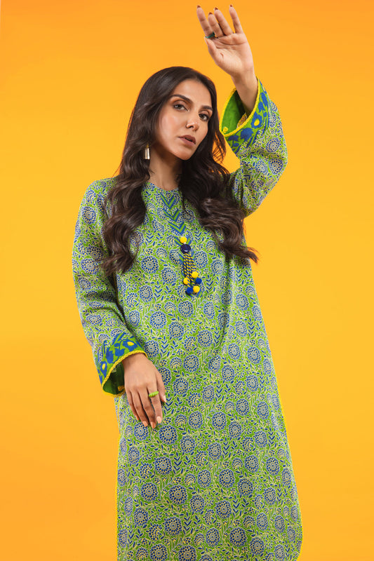 1 Pc Printed Lawn Shirt