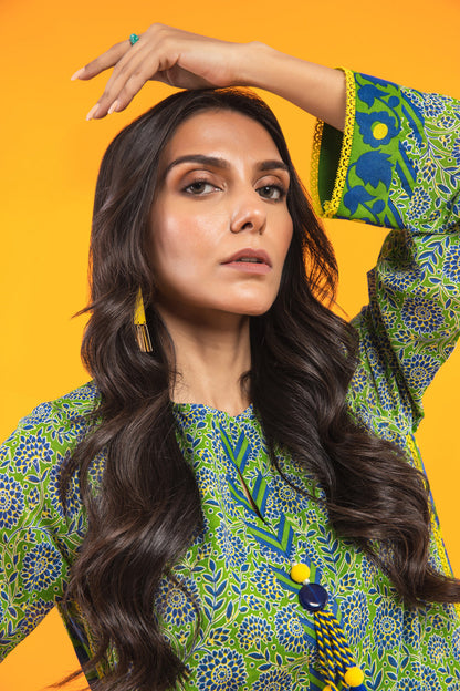 1 Pc Printed Lawn Shirt