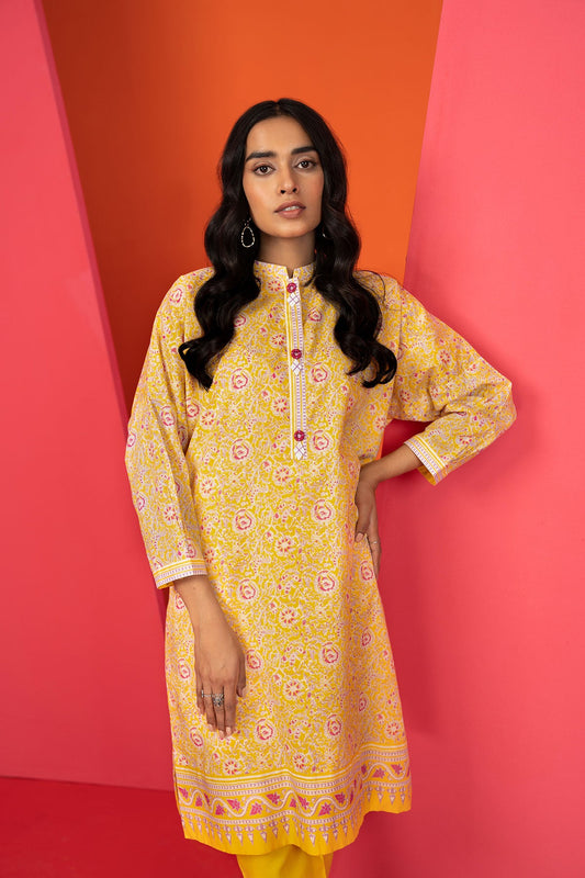 1 Pc Printed Lawn Shirt