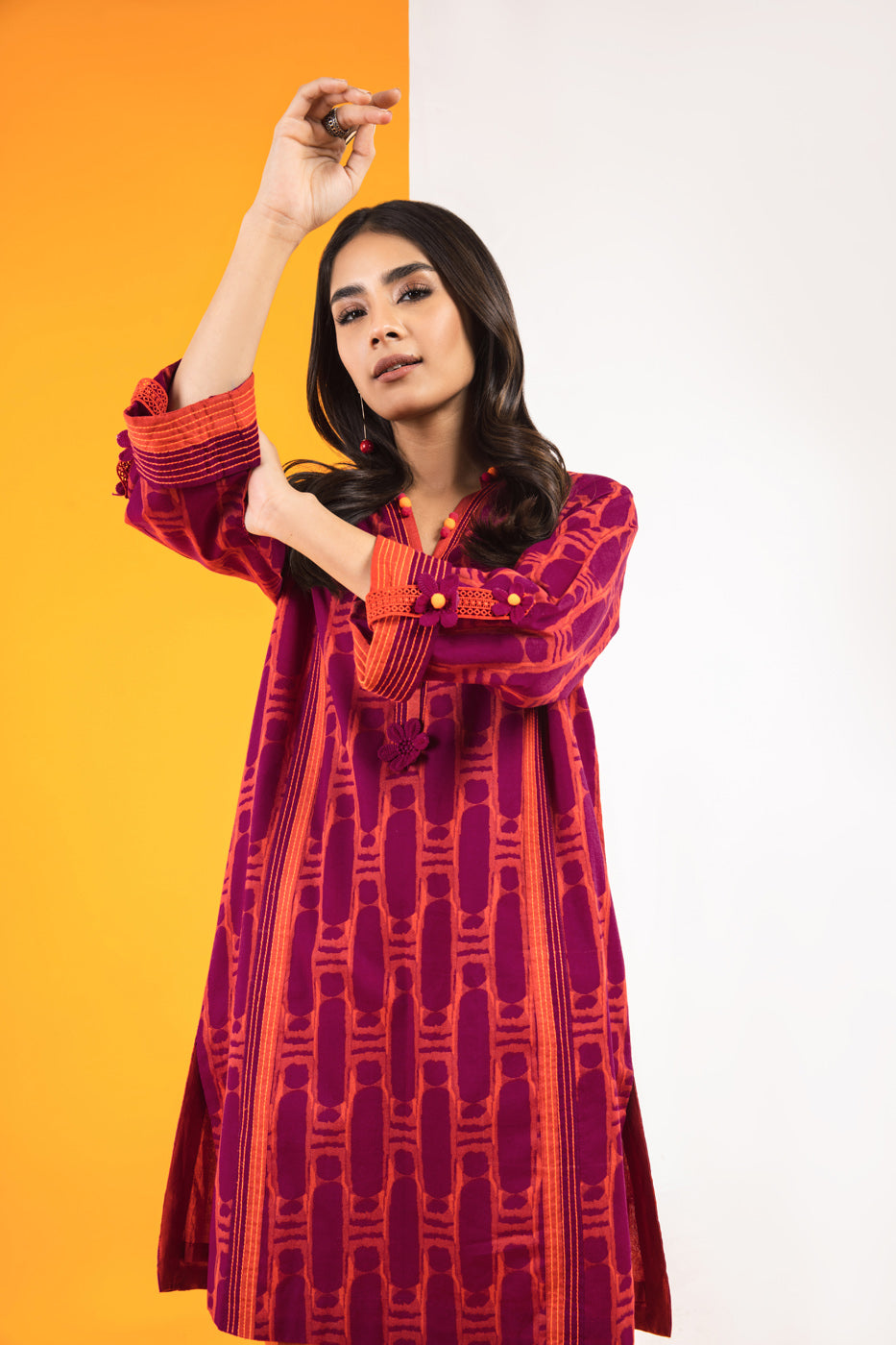 1 Pc Printed Lawn Shirt