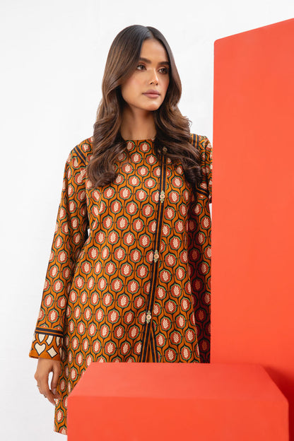 1 Pc Printed Cambric Shirt