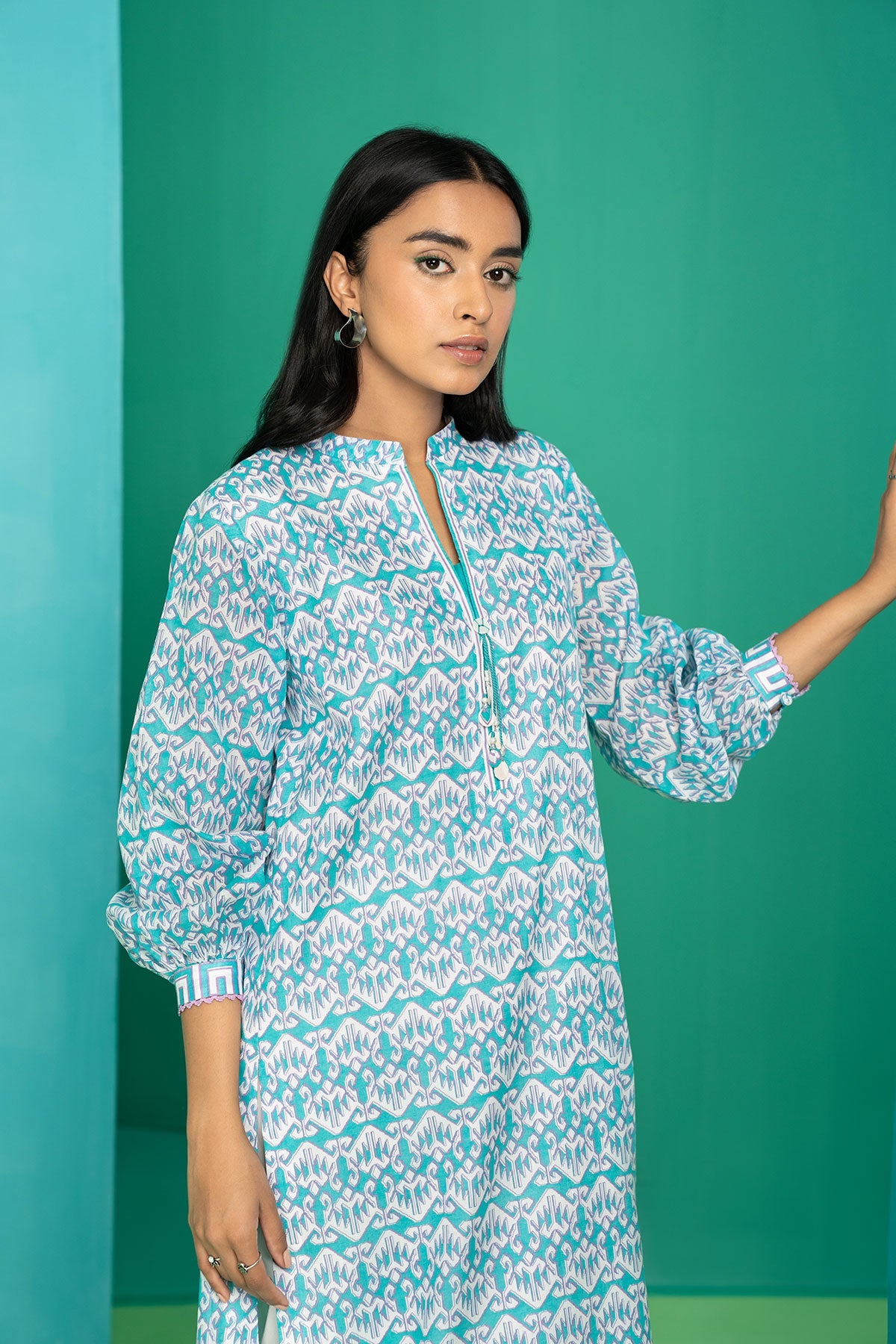 1 Pc Printed Lawn Shirt