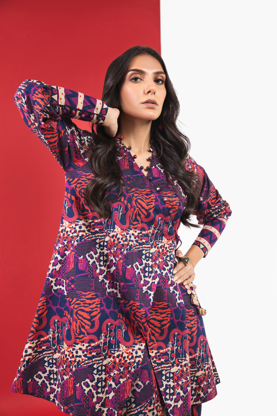 1 Pc Printed Lawn Shirt