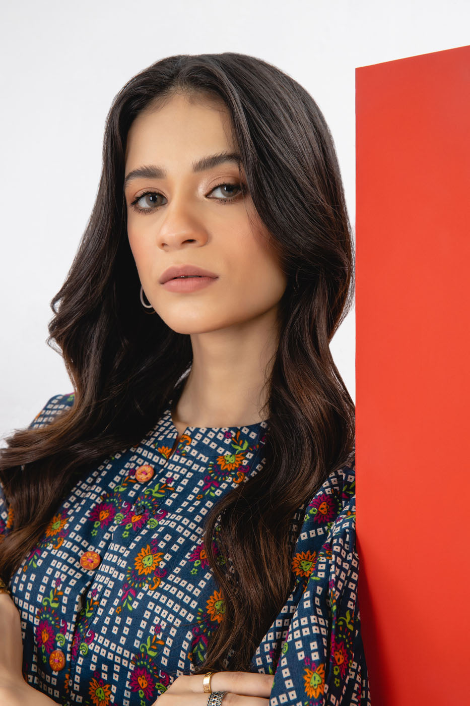 1 Pc Printed Cambric Shirt