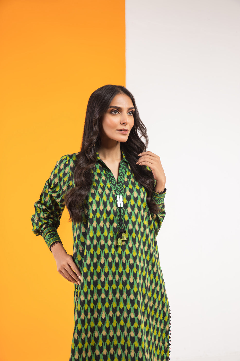 1 Pc Printed Lawn Shirt