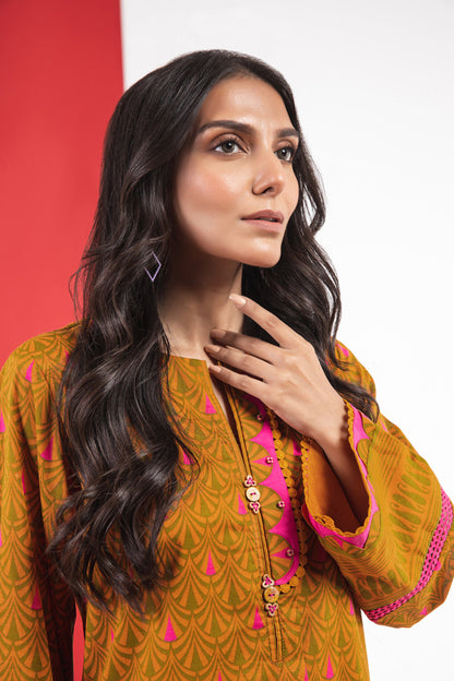 1 Pc Printed Lawn Shirt