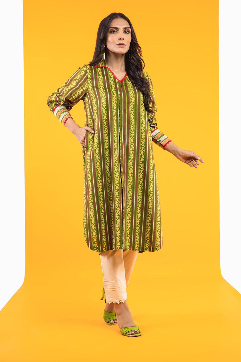 1 Pc Printed Lawn Shirt