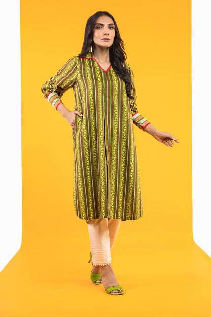 1 Pc Printed Lawn Shirt