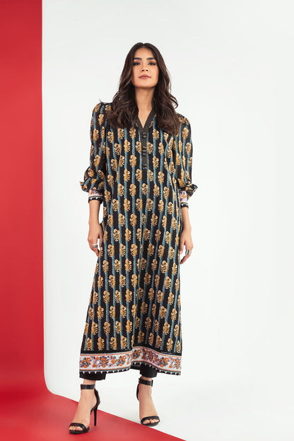1 Pc Printed Lawn Shirt