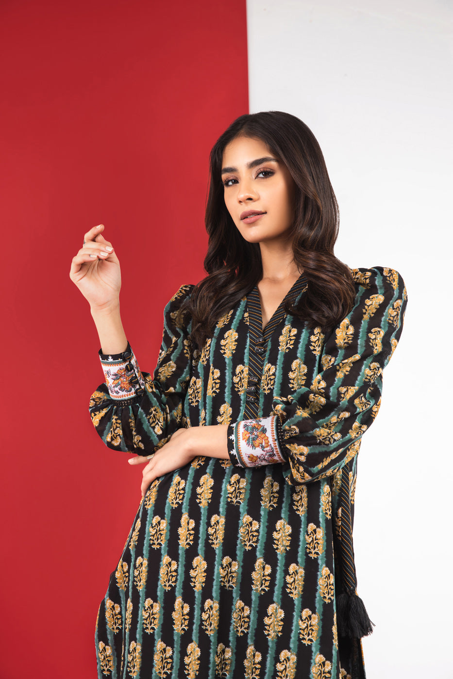 1 Pc Printed Lawn Shirt