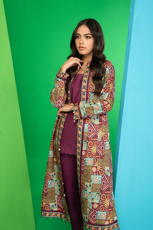 1 Pc Printed Lawn Shirt