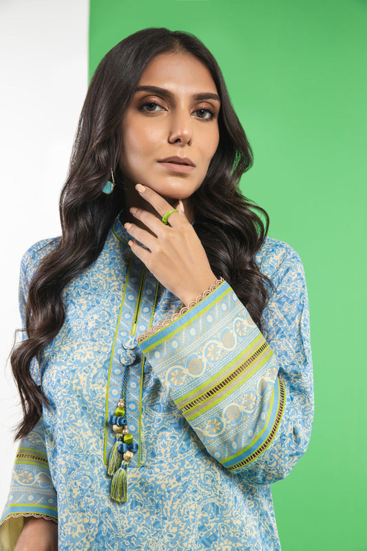 1 Pc Printed Lawn Shirt