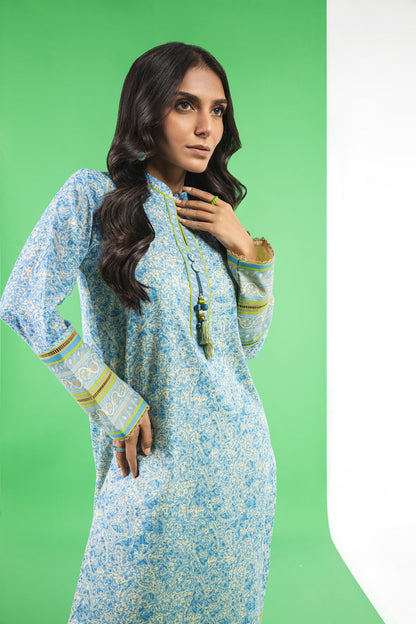 1 Pc Printed Lawn Shirt