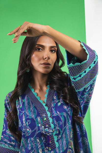 1 Pc Printed Lawn Shirt