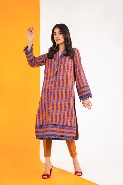 1 Pc Printed Lawn Shirt